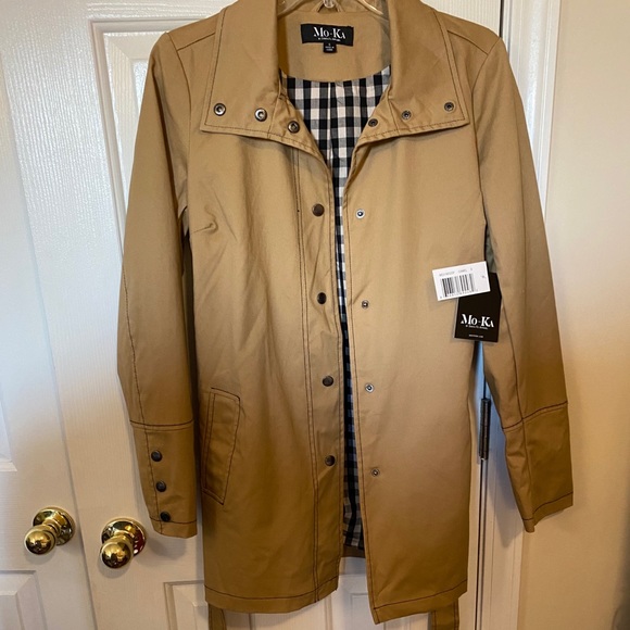 Mo-Ka by Santa Fe Apparel-Gray lightweight coat - Picture 3 of 11